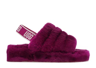 Pre-owned Ugg Fluff Yeah Slide Berrylicious (women's) Sneakers In Berrylicious Purple