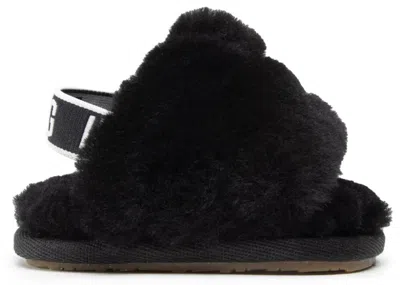Pre-owned Ugg Fluff Yeah Slide (infant) Sneakers In Black