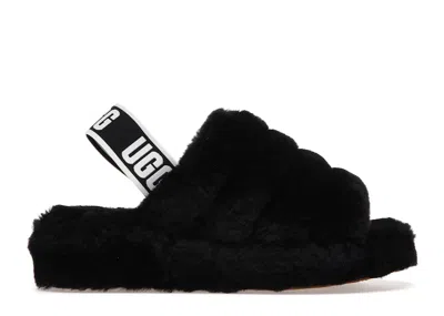Pre-owned Ugg Fluff Yeah Slide (women's) Sneakers In Black