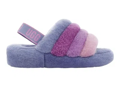 Pre-owned Ugg Fluff Yeah Slide (women's) Sneakers In Cornflower/purple