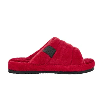 Pre-owned Ugg Fluff You Slide 'samba Red' | Men's Size 9