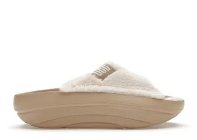 Pre-owned Ugg Foamo Plush Slide (women's) Sneakers In Mustard Seed