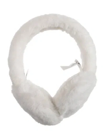 Pre-owned Ugg Foldable Earmuffs In White