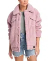 Ugg Frankie Sherpa Trucker Jacket In Ashen Rose In Ashen Rose