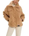 Ugg Frankie Sherpa Trucker Jacket In Camel