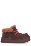 Ugg Funkarra Genuine Shearling Cabin Cuff Bootie In Marrone