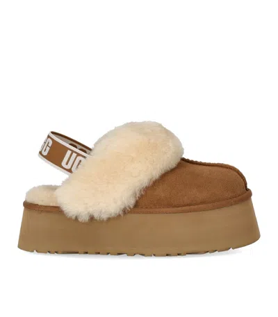 Ugg Funkette Chestnut Slipper In Brown