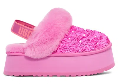 Pre-owned Ugg Funkette Chunky Sequin Slipper (women's) Sneakers In Echinacea