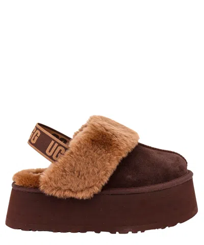 Ugg Funkette Mules In Brown