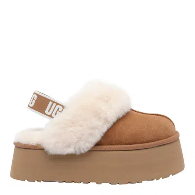 Ugg Funkette Sliders In Brown