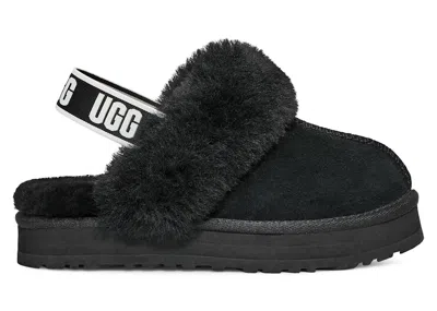 Pre-owned Ugg Funkette Slipper (kids) Sneakers In Black