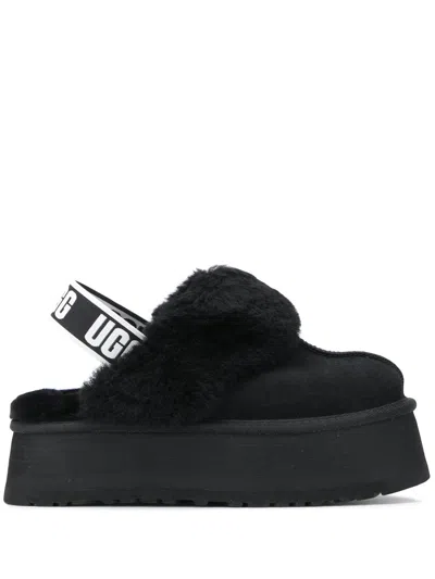 Ugg Funkette Slippers In Black