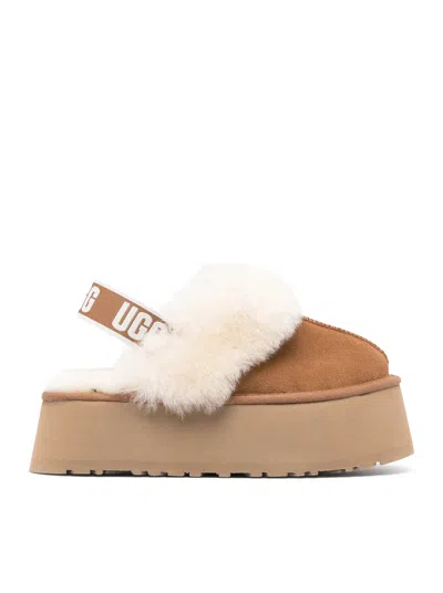 Ugg Funkette Slippers In Animal Print