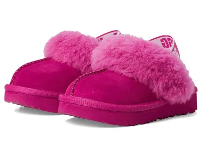 Ugg Funkette (toddler) Kids Shoes Dark Peony : 9 Toddler M, Suede In Pink