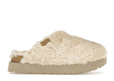 Pre-owned Ugg Fuzz Sugar Slide (women's) Sneakers In Natural