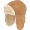 Ugg Kids' ® Genuine Shearling Trapper Hat In 615 - Chestnut