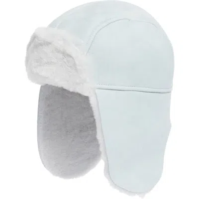 Ugg ® Genuine Shearling Trapper Hat In Glaciar Grey
