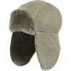Ugg Kids' ® Genuine Shearling Trapper Hat In Moss Green