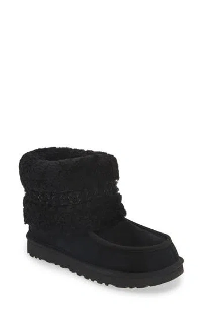 Ugg ® Genuine Sheepskin Mini Braid Boot In Black