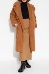 Ugg Teddy Gertrude Coats Brown In Brown