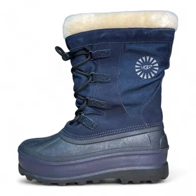 Ugg Kids' Girl's Bobbey Boot In Midnight Navy In Blue