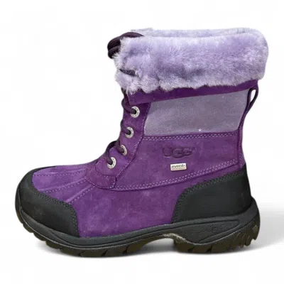 Ugg Kids' Girl's Butte Boots In Deep Purple
