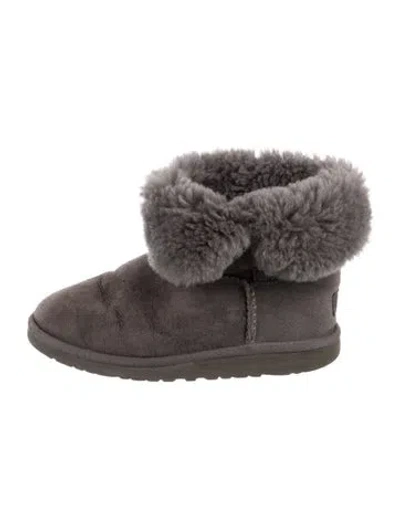 Pre-owned Ugg Babies' Girls' Ankle Boots In Grey
