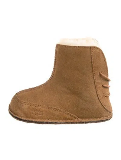 Pre-owned Ugg Girls' Baby Erin Boots In Brown