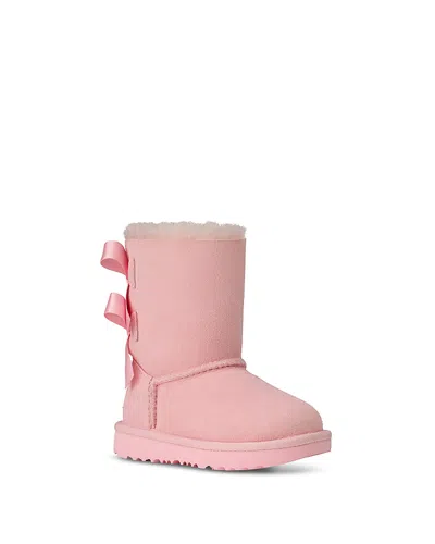 Ugg Girls' Bailey Bow Ii Shearling Boots - Little Kid In Pink