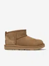 Ugg Kids Classic Ultra Mini Twinface Sheepskin Booties In Brown