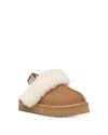 Ugg Girls' Funkette Shearling Slingback Slippers - Little Kid In Chestnut