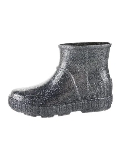 Pre-owned Ugg Kids' Girls' Glitter Ankle Boots In Metallic/silver