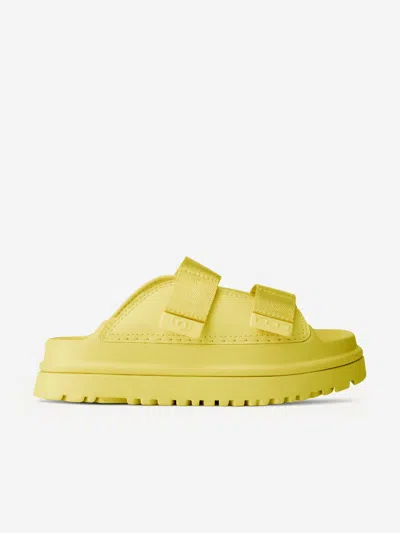 Ugg Girls Goldenglow Slide In Yellow