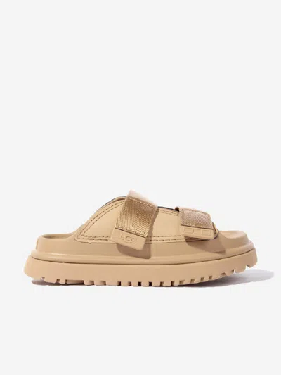Ugg Girls Goldenglow Slide In Brown