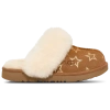 Ugg Girls Preschool   Cozy Ii Iridescent Stars Slippers In Chestnut/gold Iridescent