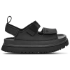 Ugg Goldenglow Touch-strap Sandals In Black/black/black