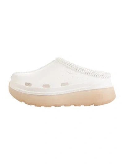 Pre-owned Ugg Kids' Girls Rubber Clog In White