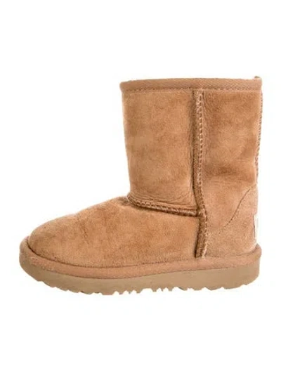 Pre-owned Ugg Babies' Girls' Suede Boots In Brown