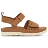 Ugg Suede Touch Strap Sandals In Chestnut/chestnut