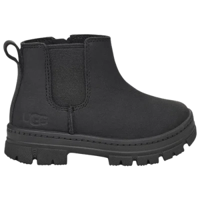 Ugg Kids' Girls   Ashton Chelsea Boot In Black/black