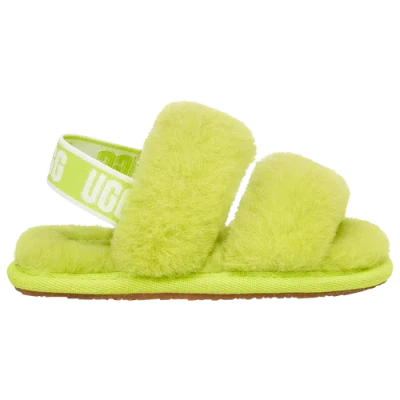 Ugg Girls   Oh Yeah Slides In Green/key Lime