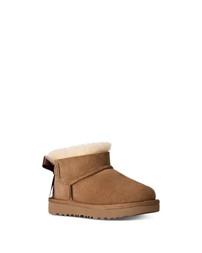 Ugg Kids' Girls' Ultra Mini Bailey Bow Boots - Toddler In Brown
