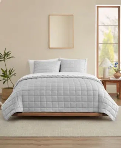 Ugg Gizelle Reversible Quilt Set In Cream