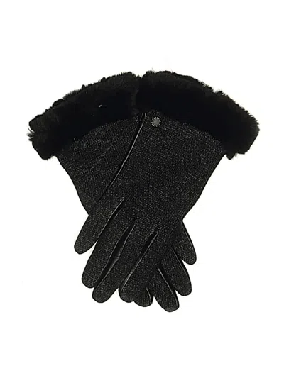 Pre-owned Ugg Gloves In Black