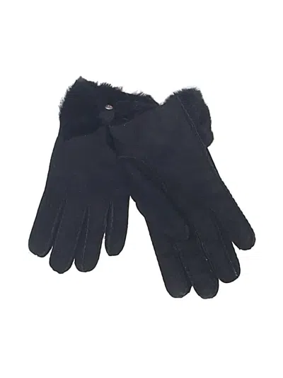 Pre-owned Ugg Gloves In Black