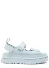 Ugg Golden Glow Rubber Sandals In Light Blue