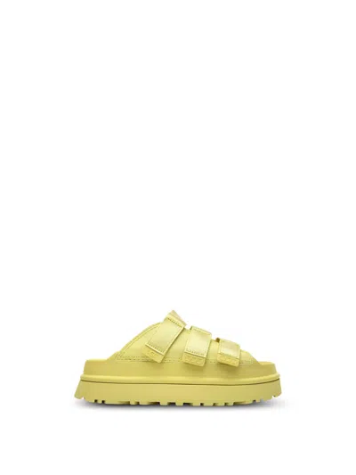 Ugg ® Golden Glow Slide Sandals In Green