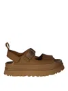 Ugg Leather Sandals In Brown