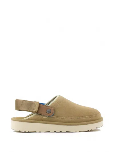 Ugg Goldencoast Calf Suede Clogs In Multi