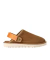 Ugg Goldencoast Suede Clogs In Brown
